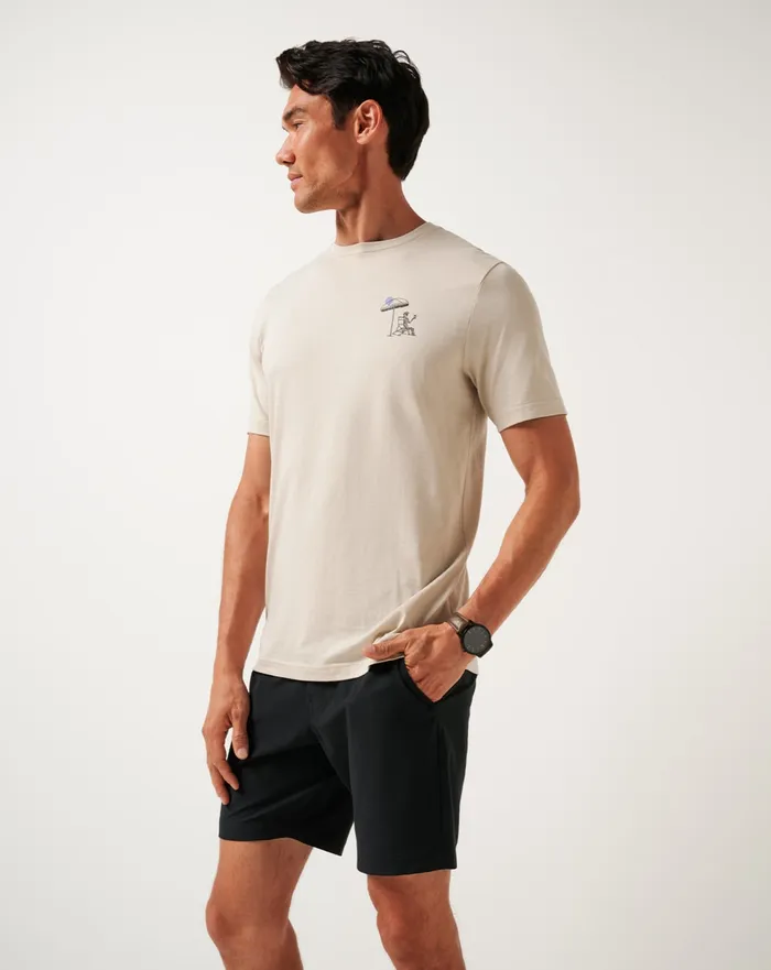 Men Tees TravisMathew LOST VACATION TEE Italian Sand