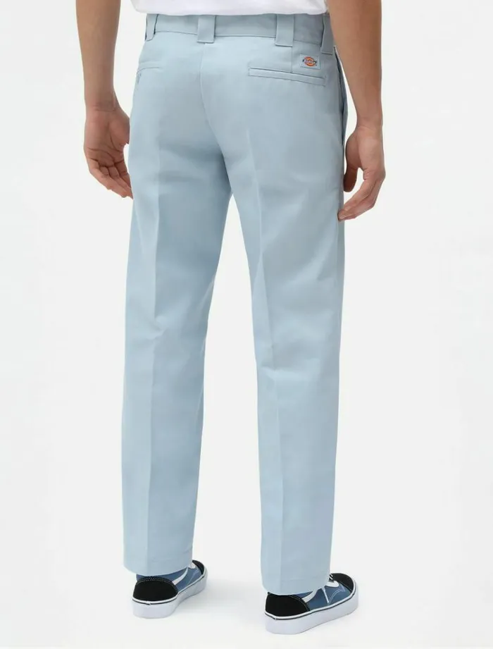 Men Trousers Dickies 873 Slim Straight Work Pant Fog Blue