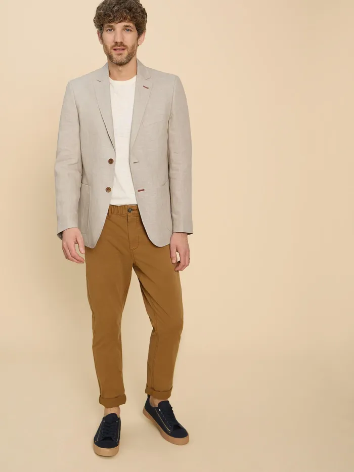 Men White Stuff Clothing Linen Blazer