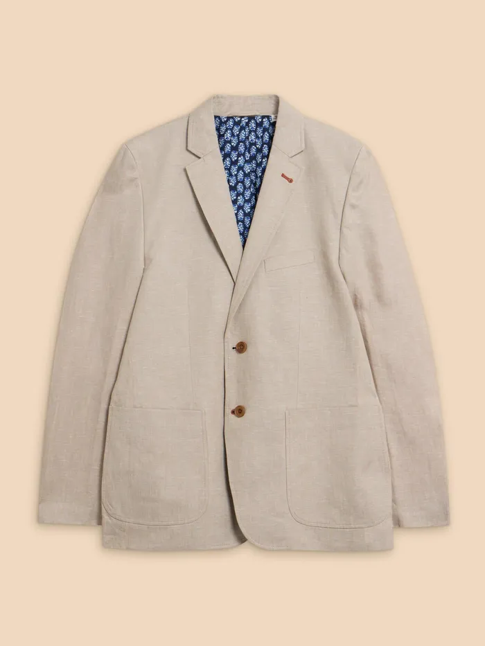 Men White Stuff Clothing Linen Blazer