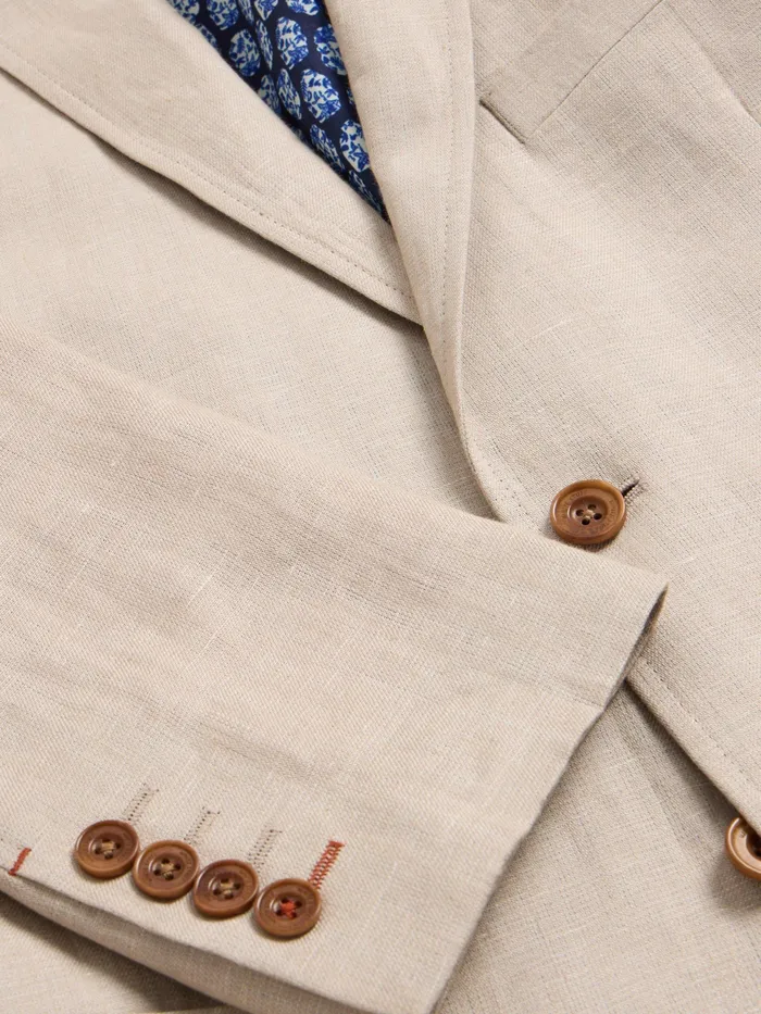 Men White Stuff Clothing Linen Blazer