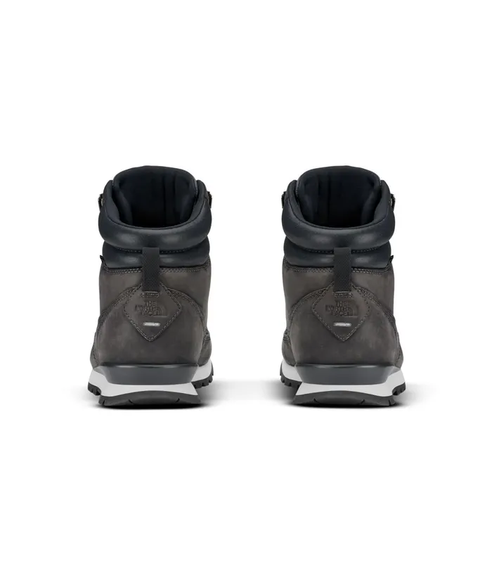 Mens Backtoberkeley Redux Leather Boots Zinc Greyebony Grey The North Face Boots