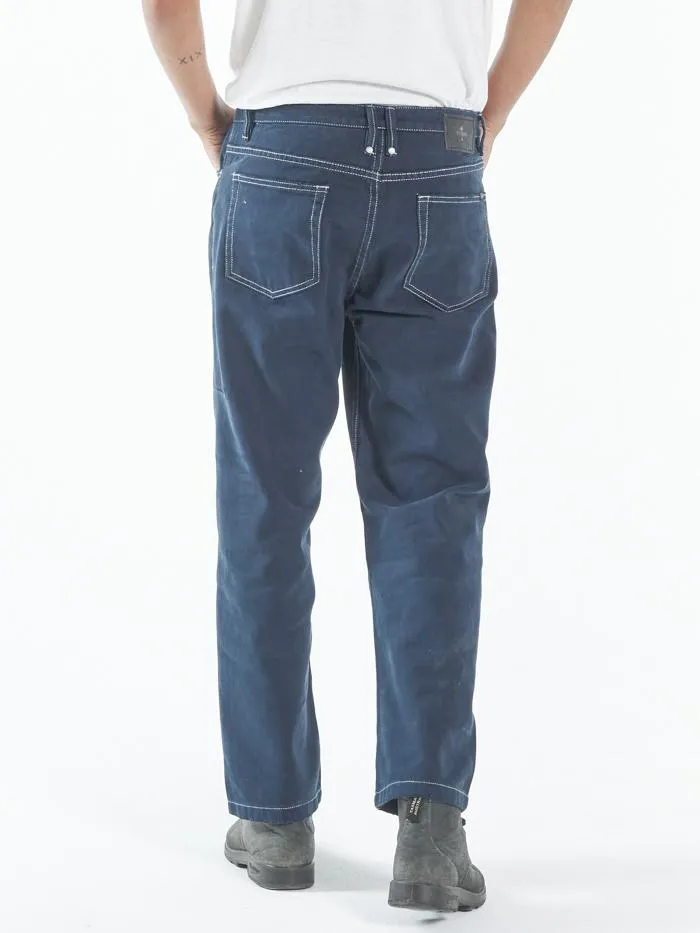 Mens Slacker Denim Jean Dark Navy Thrills Denim