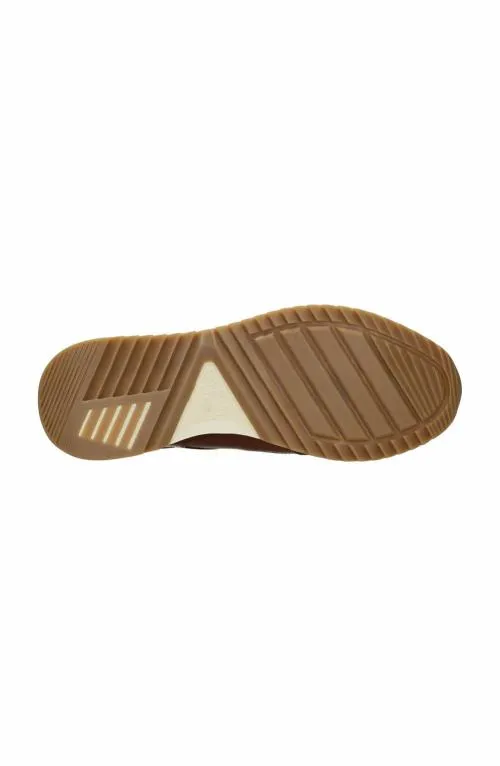 Mens Sneakers Liverpool Los Angeles Bennet Leather Textured Sneaker Cognac