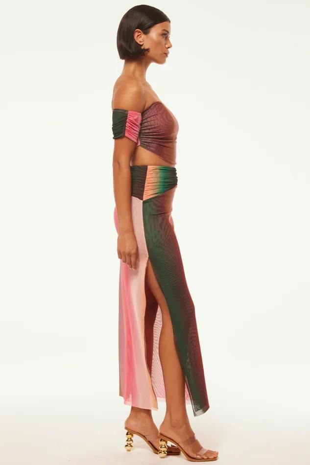 MISA Los Angeles DAVINA TOP Cali Ombre Women Matching Sets