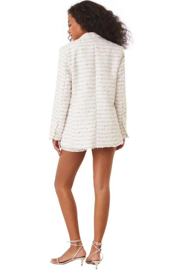 MISA Los Angeles PENNY BLAZER Winter White Women Tops