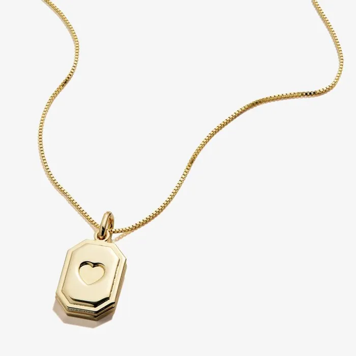 Necklaces Women Alex And Ani Slider Tag Heart Charm Necklace 21039039 Silver