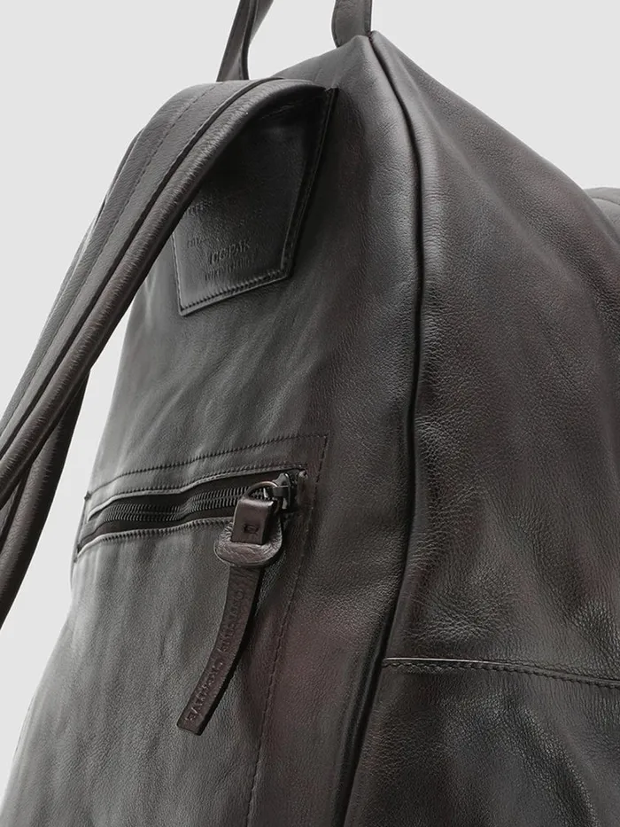 Officine Creative Backpacks OC PACK Moro 25 Brown Leather Backpack 8211 WomenMen