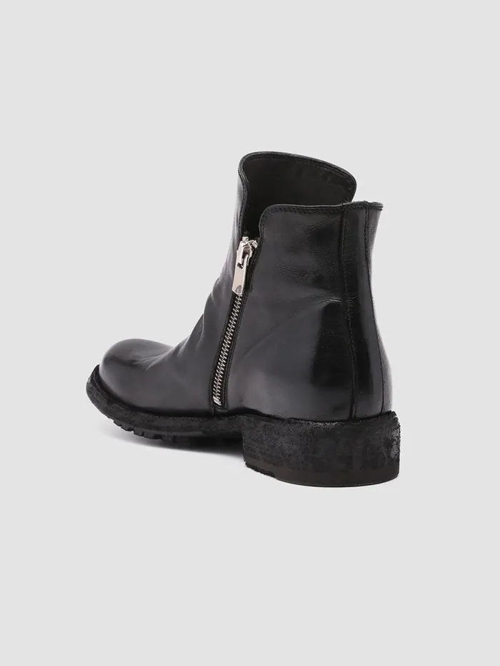 Officine Creative Boots and Booties LEGRAND 200 Nero Black Zipped Leather Booties 8211 Women Officine Creative Boots and Booties LEGRAND 200 Nero Black Zipped Leather Booties 8211 Women