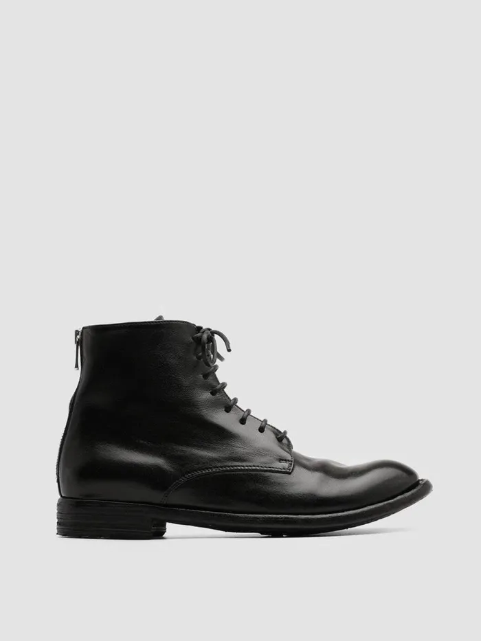 Officine Creative Boots and Booties LEXIKON 123 Nero Black Leather Booties 8211 Women