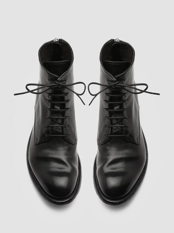 Officine Creative Boots and Booties LEXIKON 123 Nero Black Leather Booties 8211 Women Officine Creative Boots and Booties LEXIKON 123 Nero Black Leather Booties 8211 Women