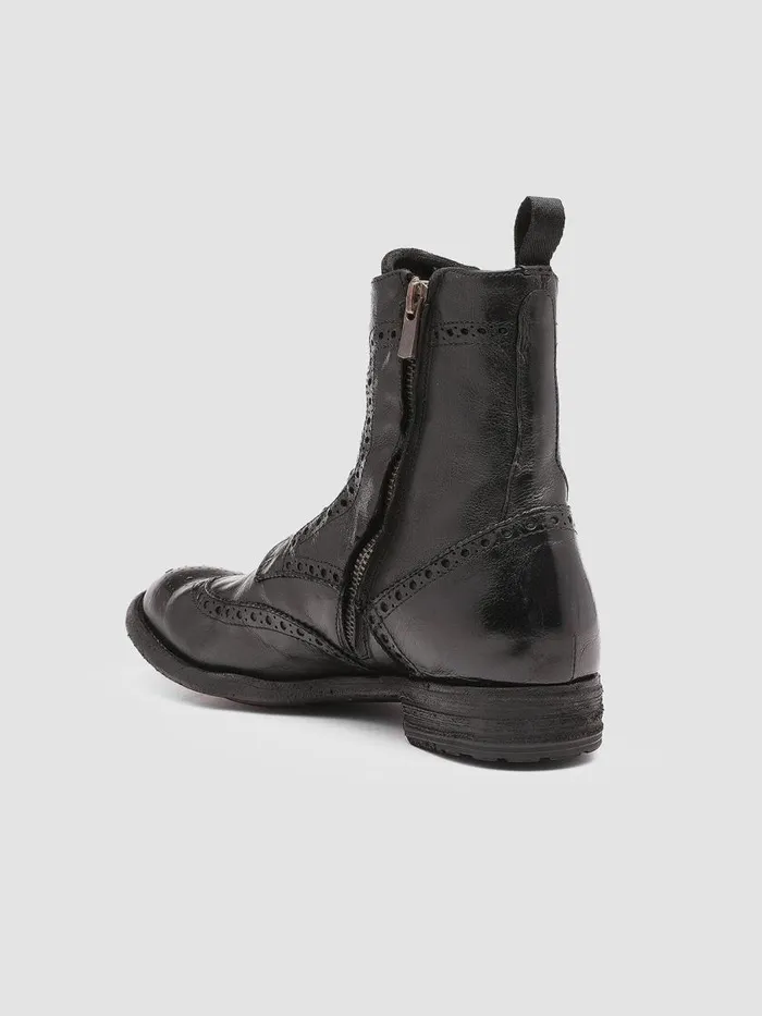 Officine Creative Boots and Booties LEXIKON 131 Nero Black Leather Boots 8211 Women