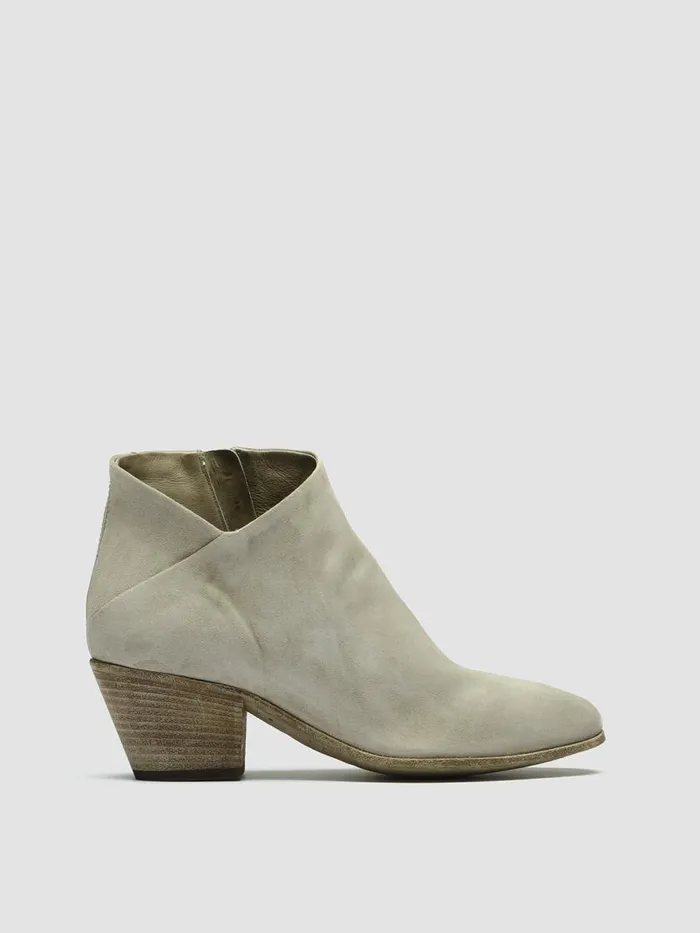 Officine Creative Boots and Booties SHIRLEE 002 Elmwood Green Suede Ankle Boots 8211 Women