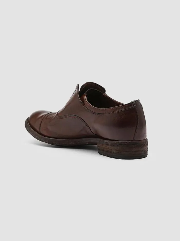 Officine Creative Derbies and Oxfords LEXIKON 017 Cigar Brown Leather Oxford Shoes 8211 Women