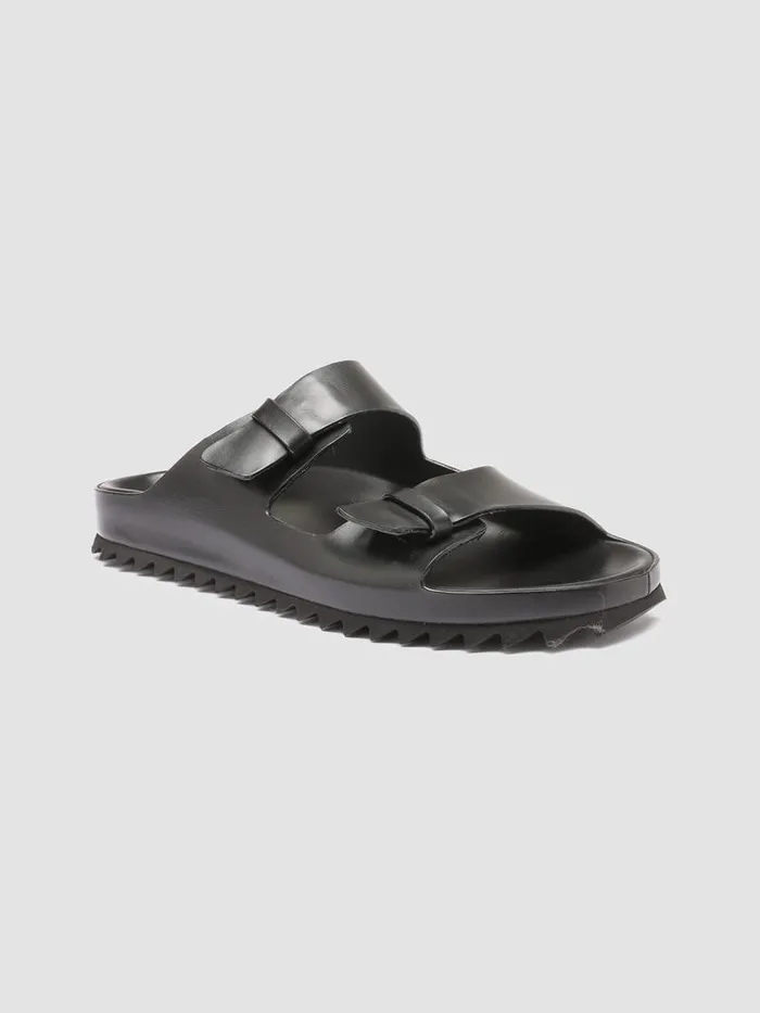 Officine Creative Sandals PELAGIE 003 Nero Black Leather Sandals 8211 Women
