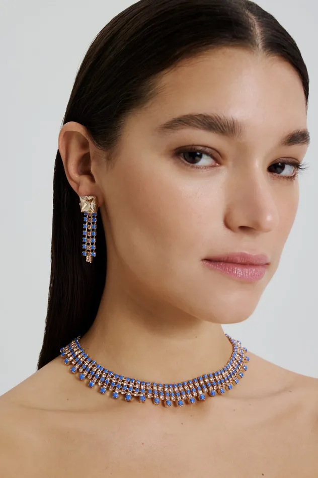 OPAL STRASS CHOKER CORNFLOWER Women Jewelry Scanlan Theodore