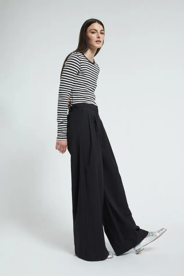 Ottod039Ame Poplin Cotton Palazzo Trousers Women Trousers