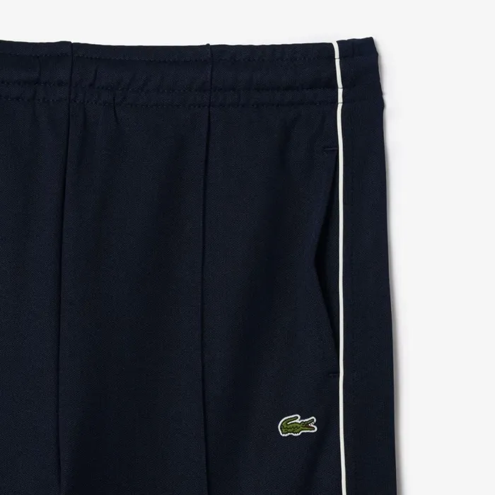 Pants and Leggings Women Lacoste Women039s Paris Interlock Sweatpants Navy Blue White Hhw