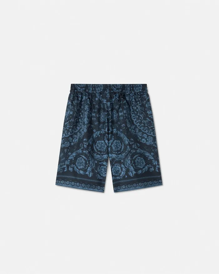 Pants Kids Versace Barocco Silk Shorts Blueprint