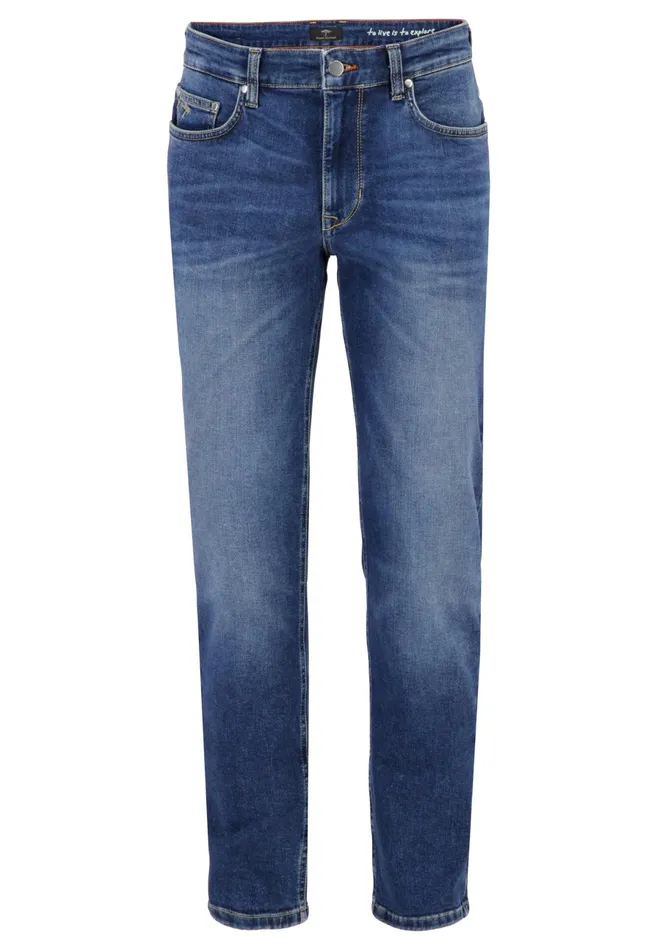 Pants Men FYNCHHATTON Tapered Fit Jeans Black Usedmid Blueblue Bluelight Blue