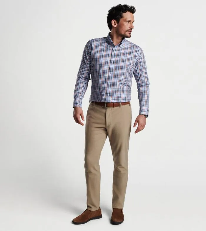 Peter Millar Pants Men Manor Moleskin FlatFront Trouser