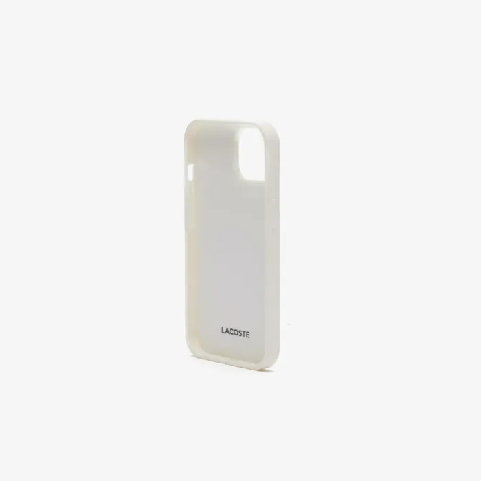 Phone Cases MenWomen Lacoste Unisex The Blend Croc Print IPhone 15 Case Farine Sinople F89