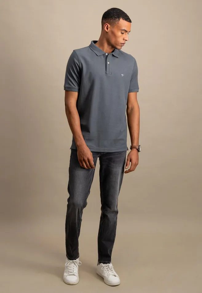 Polo Shirt Men FYNCHHATTON Polo Shirt Made Of Premium Cotton Blackpacificmidnightasphaltnavywhite