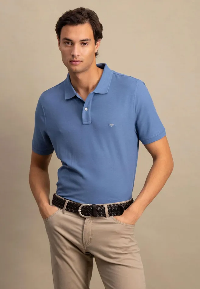 Polo Shirt Men FYNCHHATTON Polo Shirt Made Of Premium Cotton Blackpacificmidnightasphaltnavywhite