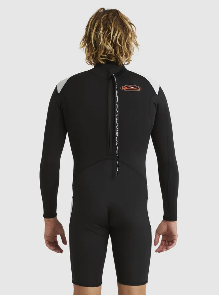 Quiksilver 22mm Capsule Saturn Long Sleeve Spring Suit Blacklunar Rock Mens Wetsuits