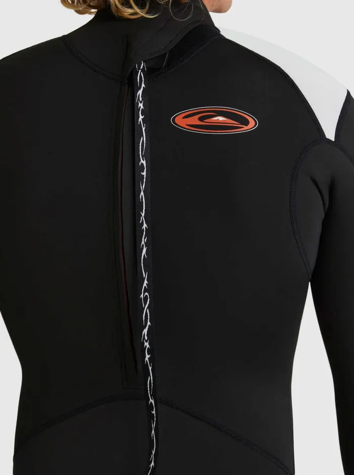Quiksilver 22mm Capsule Saturn Long Sleeve Spring Suit Blacklunar Rock Mens Wetsuits