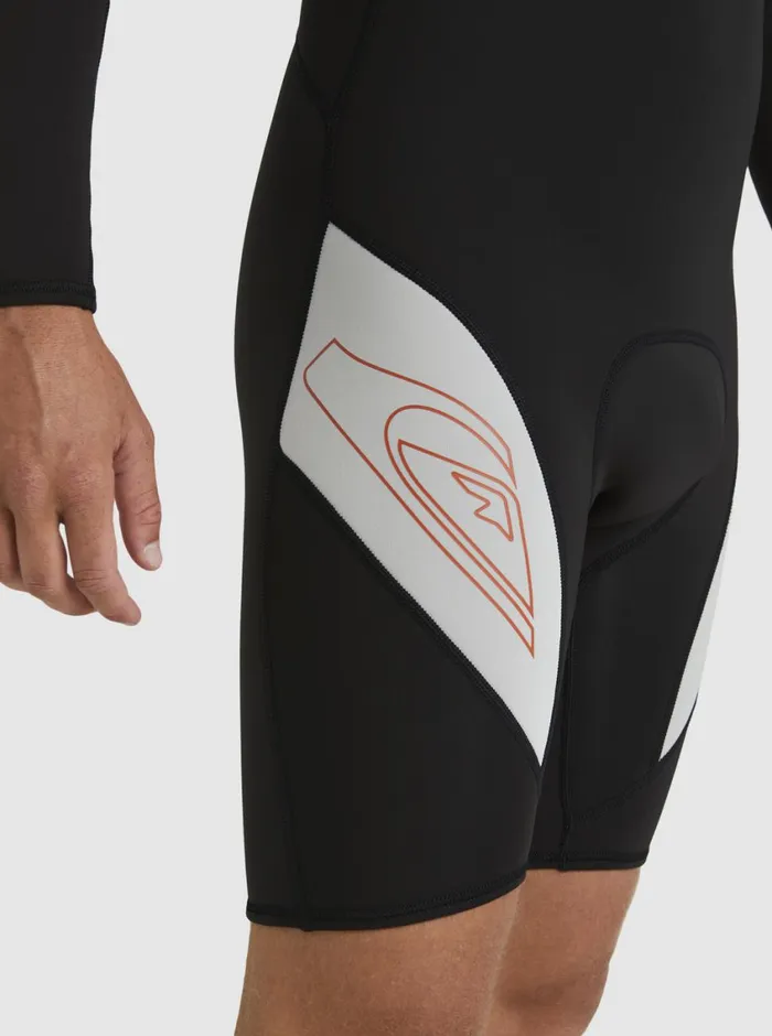 Quiksilver 22mm Capsule Saturn Long Sleeve Spring Suit Blacklunar Rock Mens Wetsuits