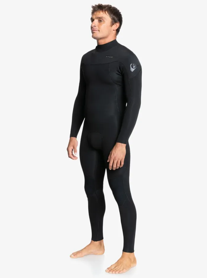 Quiksilver 43 Everyday Sessions BackZip Wetsuit Black Mens Wetsuits