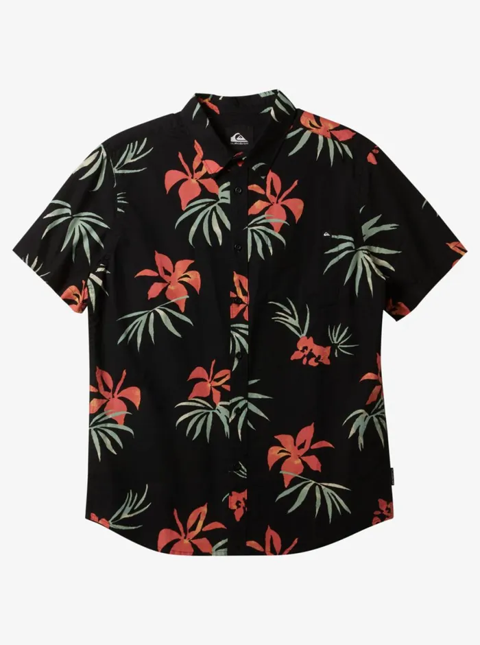 Quiksilver 816 Apero Classics Short Sleeve Woven Shirt Black Aop Mix Bag Ss Boys Shirts Quiksilver 816 Apero Classics Short Sleeve Woven Shirt Black Aop Mix Bag Ss Boys Shirts