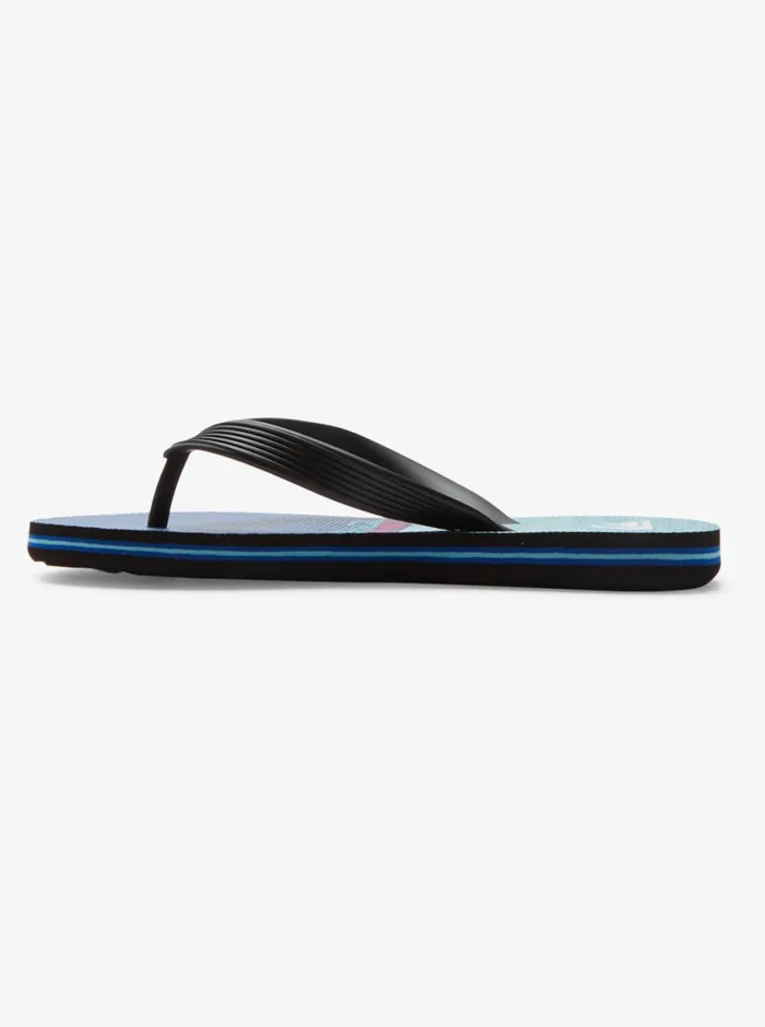 Quiksilver 816 Molokai Art II Sandals Blackblueblue Boys Sandals