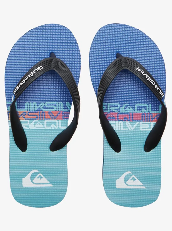 Quiksilver 816 Molokai Art II Sandals Blackblueblue Boys Sandals