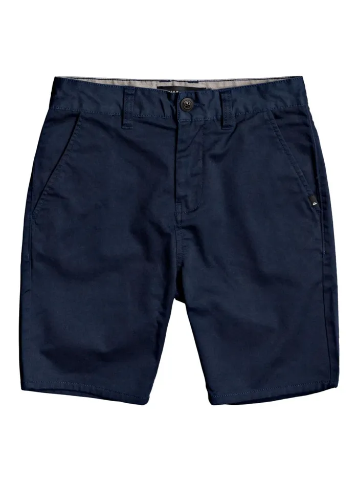 Quiksilver 816 New Everyday Union Stretch Chino Shorts Navy Blazer Boys Shorts