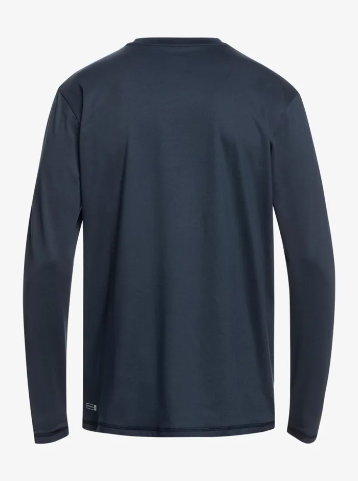 Quiksilver 816 Solid Streak Ls Youth LSL Surf Tee Navy Blazer Boys Rashguards