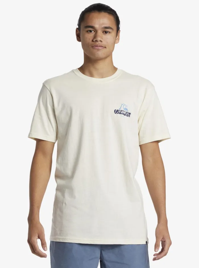 Quiksilver Above The Clouds TShirt Birch Mens Tees Quiksilver Above The Clouds TShirt Birch Mens Tees