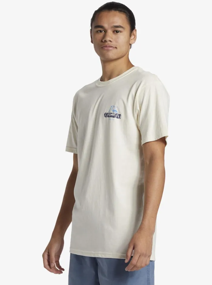 Quiksilver Above The Clouds TShirt Birch Mens Tees Quiksilver Above The Clouds TShirt Birch Mens Tees