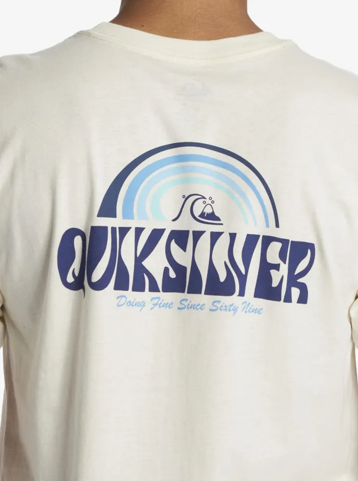 Quiksilver Above The Clouds TShirt Birch Mens Tees Quiksilver Above The Clouds TShirt Birch Mens Tees