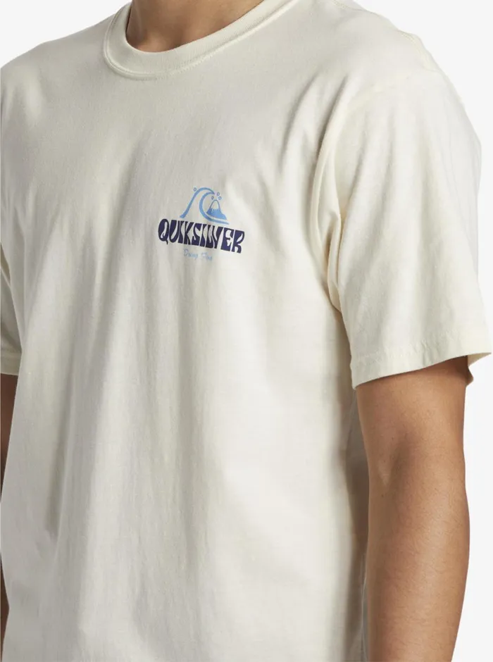Quiksilver Above The Clouds TShirt Birch Mens Tees Quiksilver Above The Clouds TShirt Birch Mens Tees