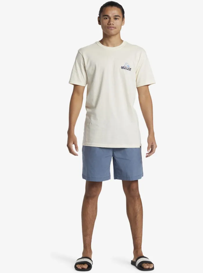 Quiksilver Above The Clouds TShirt Birch Mens Tees Quiksilver Above The Clouds TShirt Birch Mens Tees