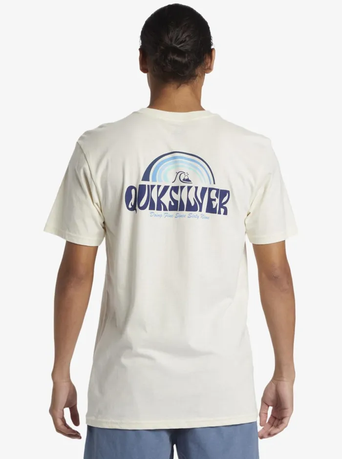 Quiksilver Above The Clouds TShirt Birch Mens Tees Quiksilver Above The Clouds TShirt Birch Mens Tees