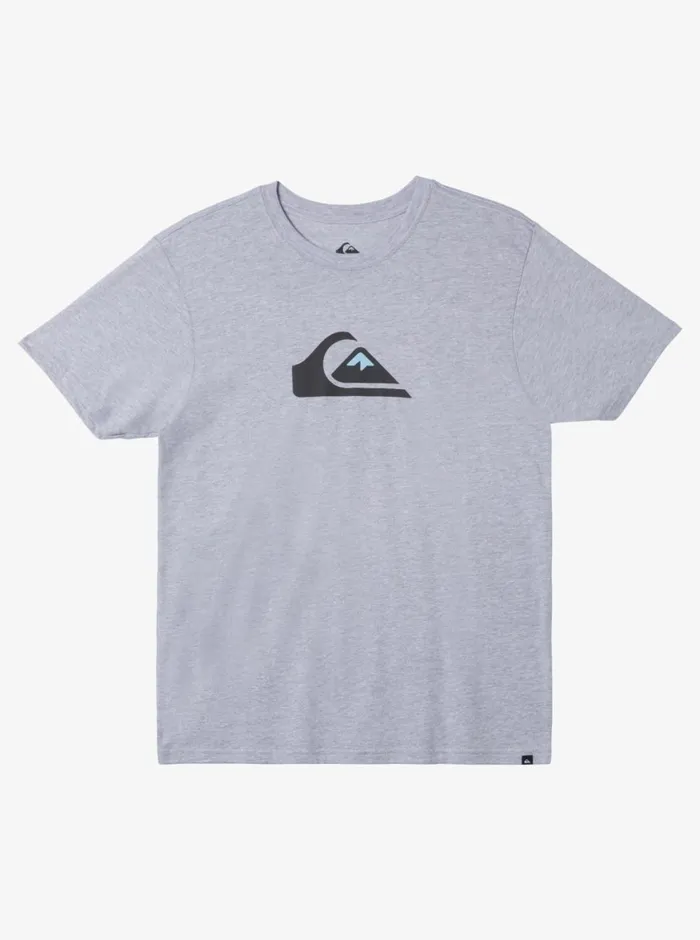 Quiksilver Comp Logo Tshirt Athletic Heather Mens Tees