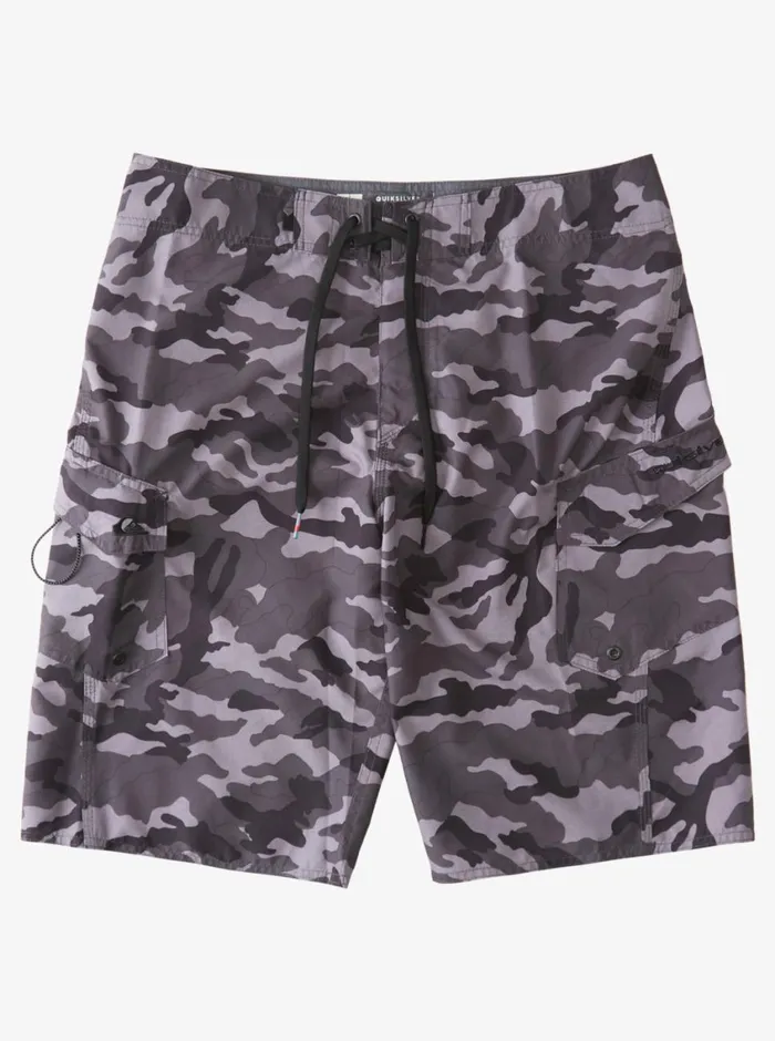 Quiksilver Manic Camo 22034 Boardshorts Black Mens Boardshorts