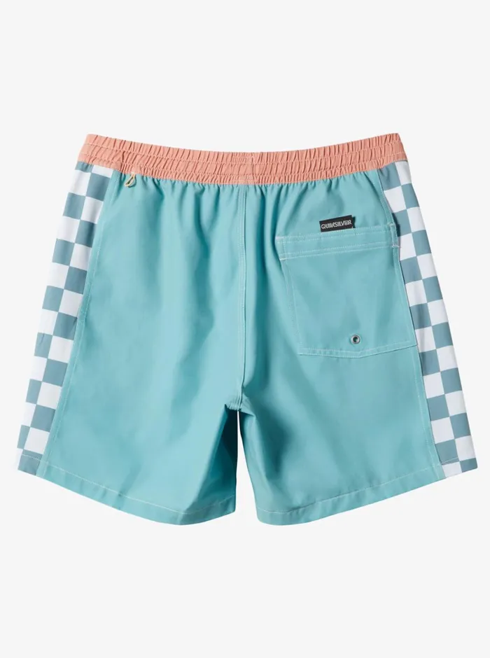 Quiksilver Original Arch 17034 Volleys Reef Waters Mens Elastic Waist