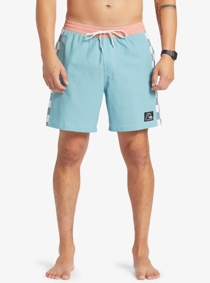 Quiksilver Original Arch 17034 Volleys Reef Waters Mens Elastic Waist