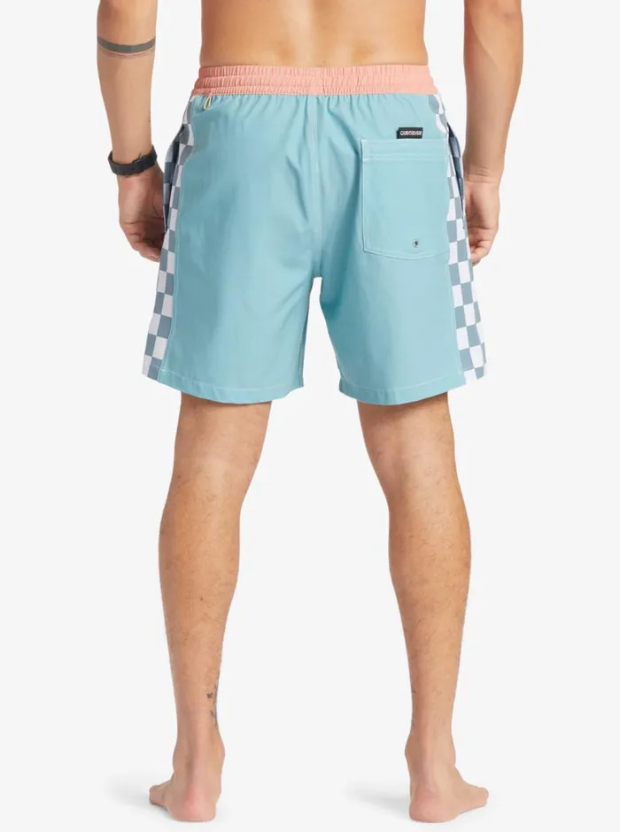 Quiksilver Original Arch 17034 Volleys Reef Waters Mens Elastic Waist