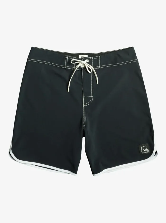 Quiksilver Original Scallop 18034 Boardshorts Black Mens Shorts and Amphibians
