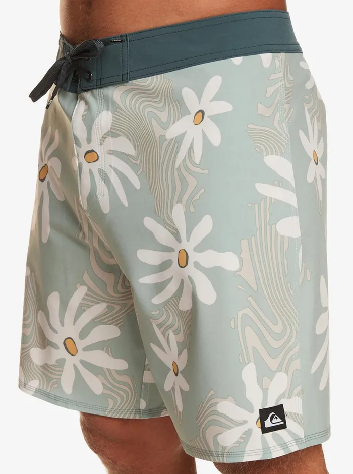 Quiksilver Surfsilk 69 18034 Boardshorts Iceberg Green Mens Shorts and Amphibians